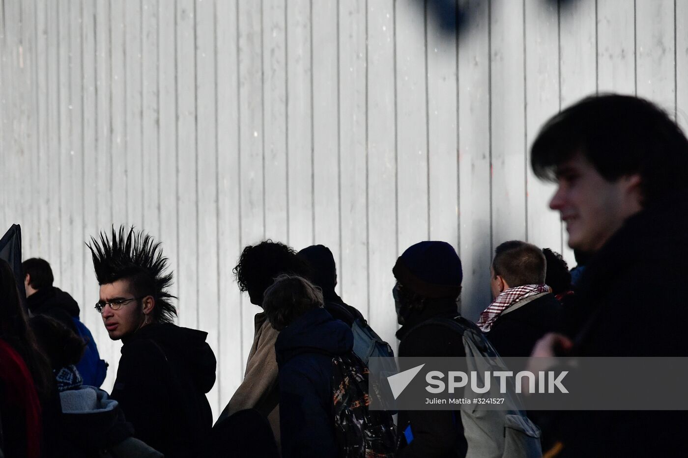 Protest against education reform in Paris