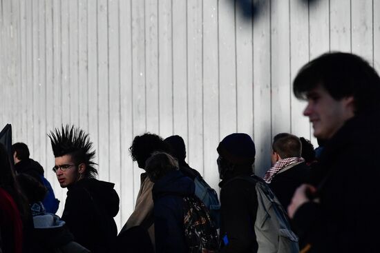 Protest against education reform in Paris