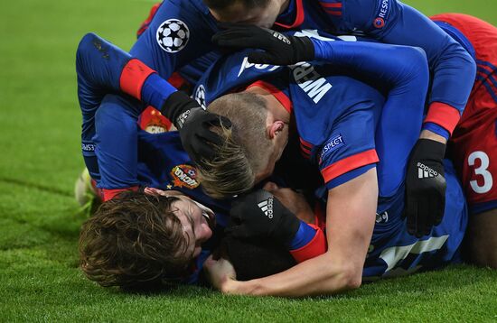 Football. UEFA Champions League. CSKA vs. Benfica