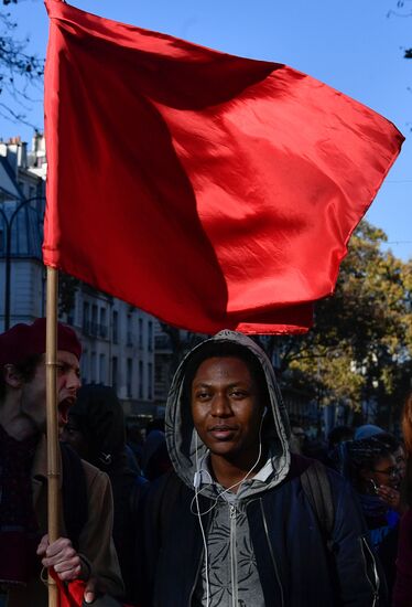 Protest against education reform in Paris