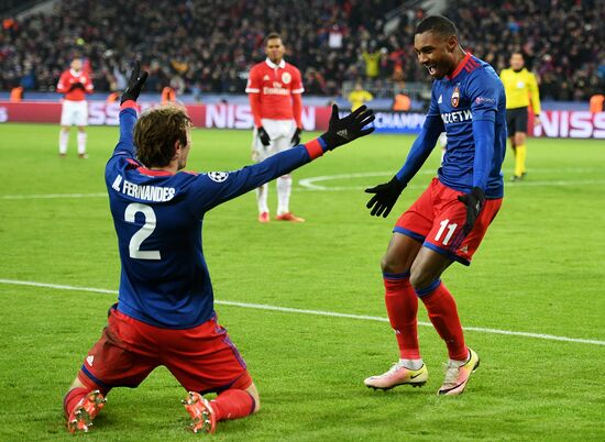 Football. UEFA Champions League. CSKA vs. Benfica