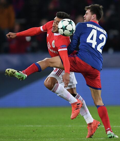 Football. UEFA Champions League. CSKA vs. Benfica