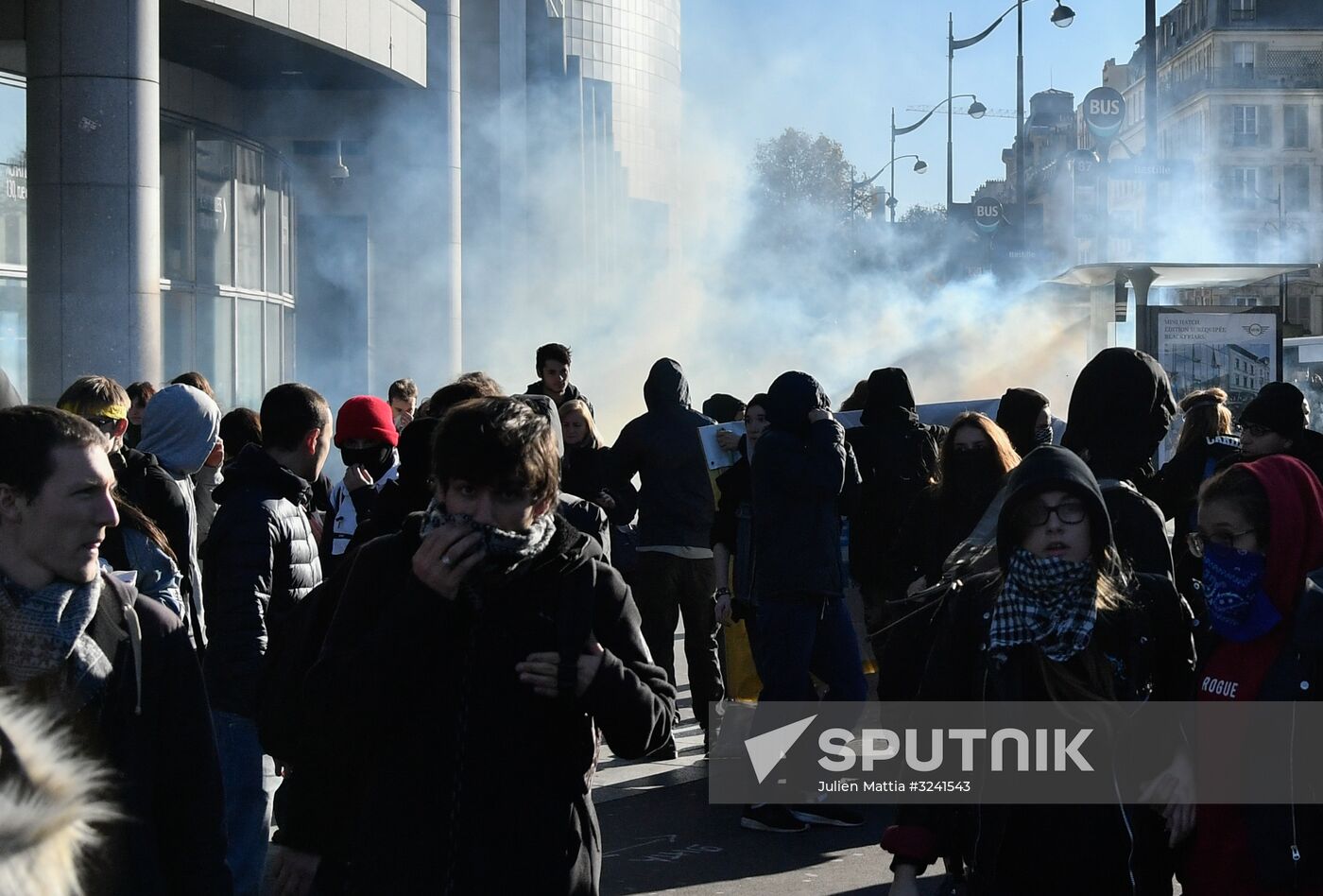 Protest against education reform in Paris