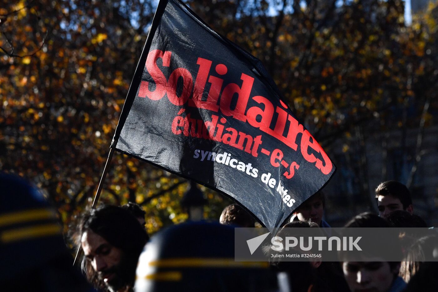 Protest against education reform in Paris
