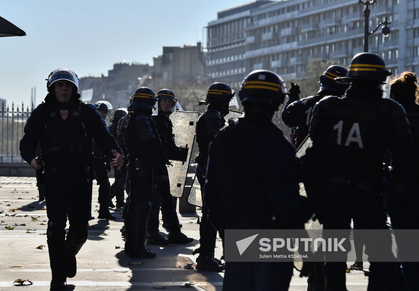 Protest against education reform in Paris