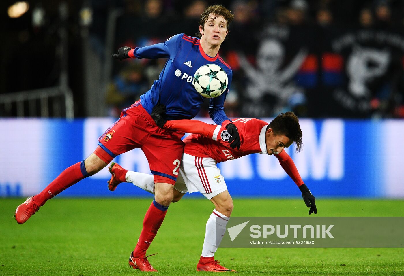 Football. UEFA Champions League. CSKA vs. Benfica