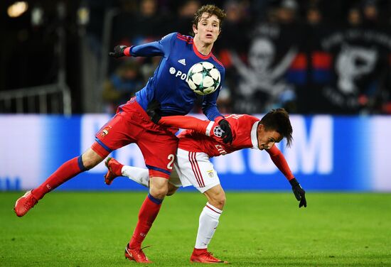 Football. UEFA Champions League. CSKA vs. Benfica