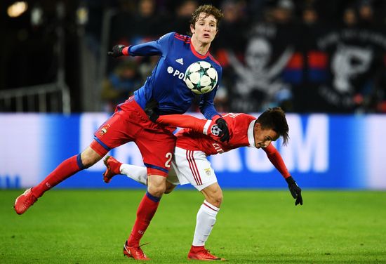 Football. UEFA Champions League. CSKA vs. Benfica