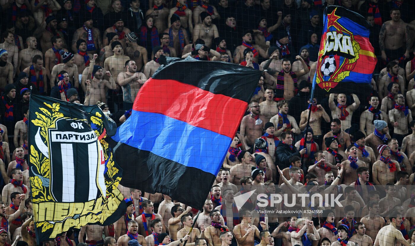 Football. UEFA Champions League. CSKA vs. Benfica