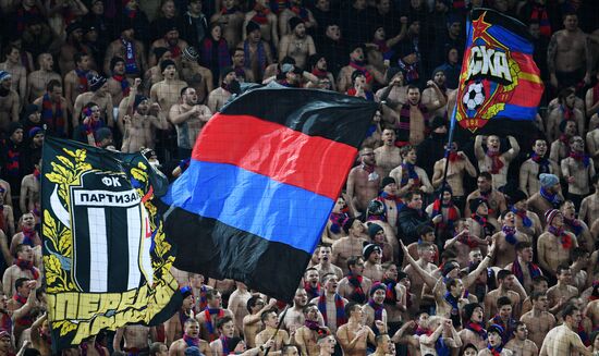 Football. UEFA Champions League. CSKA vs. Benfica
