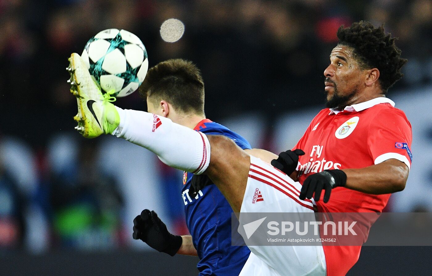 Football. UEFA Champions League. CSKA vs. Benfica