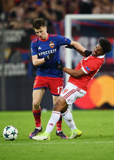 Football. UEFA Champions League. CSKA vs. Benfica