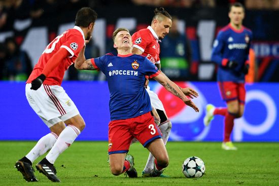 Football. UEFA Champions League. CSKA vs. Benfica
