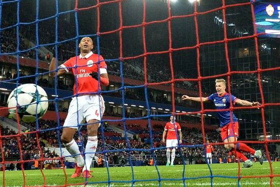 Football. UEFA Champions League. CSKA vs. Benfica