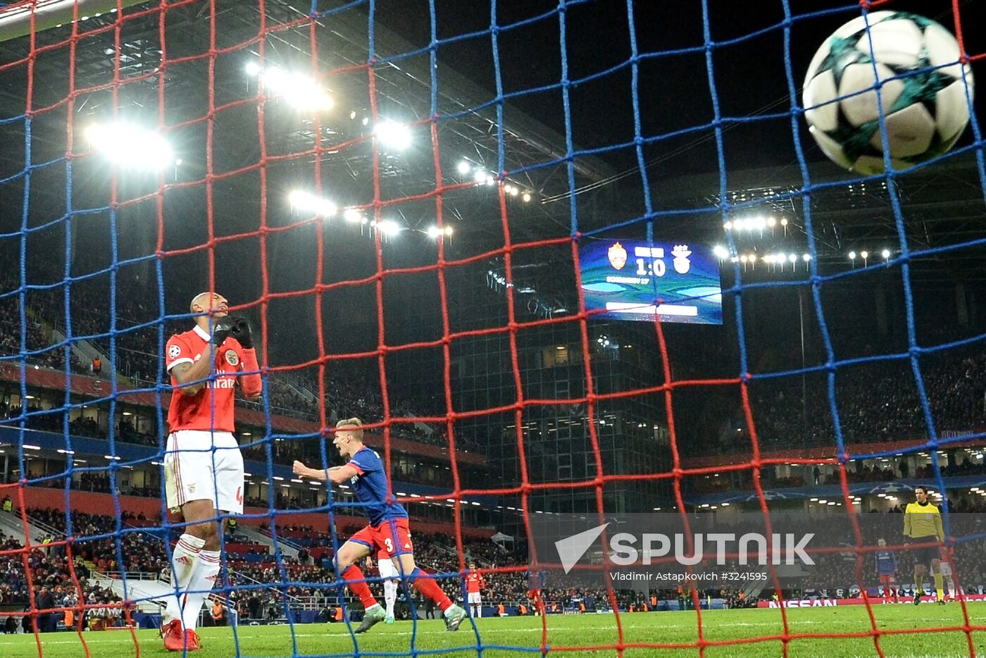Football. UEFA Champions League. CSKA vs. Benfica