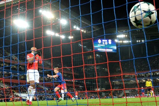 Football. UEFA Champions League. CSKA vs. Benfica