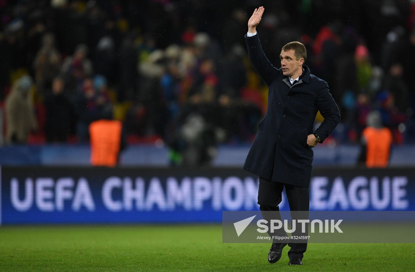 Football. UEFA Champions League. CSKA vs. Benfica