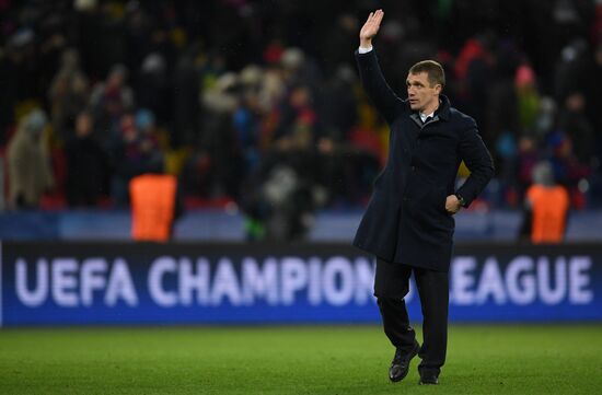 Football. UEFA Champions League. CSKA vs. Benfica