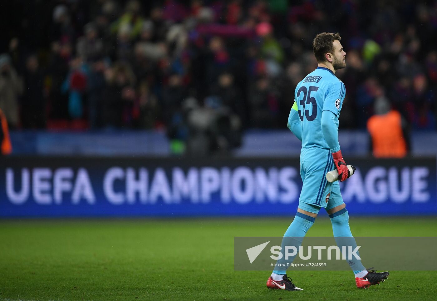 Football. UEFA Champions League. CSKA vs. Benfica
