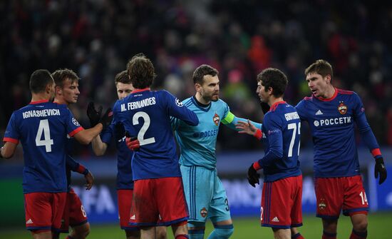 Football. UEFA Champions League. CSKA vs. Benfica