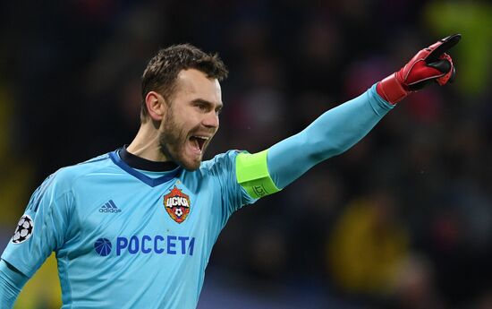 Football. UEFA Champions League. CSKA vs. Benfica