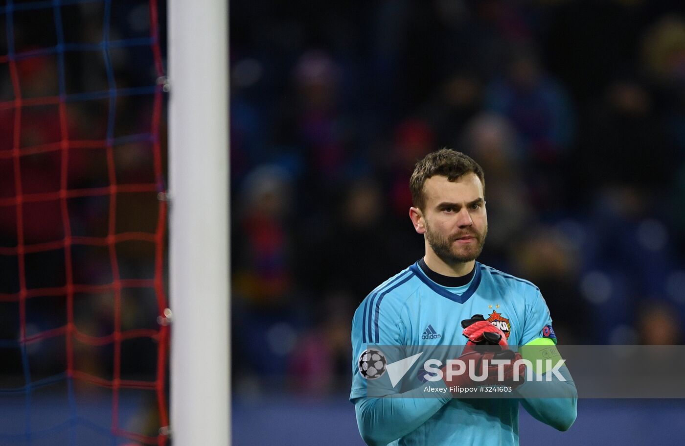 Football. UEFA Champions League. CSKA vs. Benfica