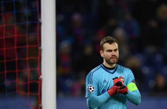 Football. UEFA Champions League. CSKA vs. Benfica