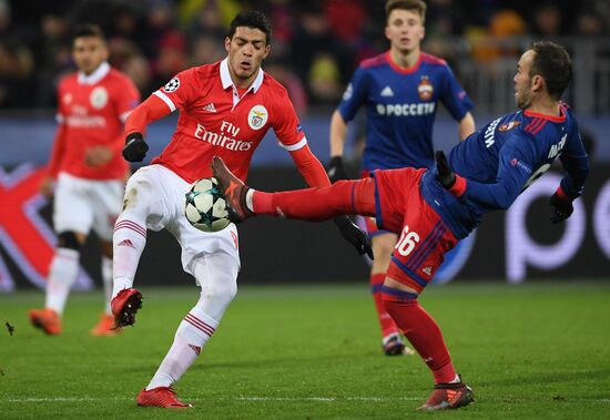 Football. UEFA Champions League. CSKA vs. Benfica