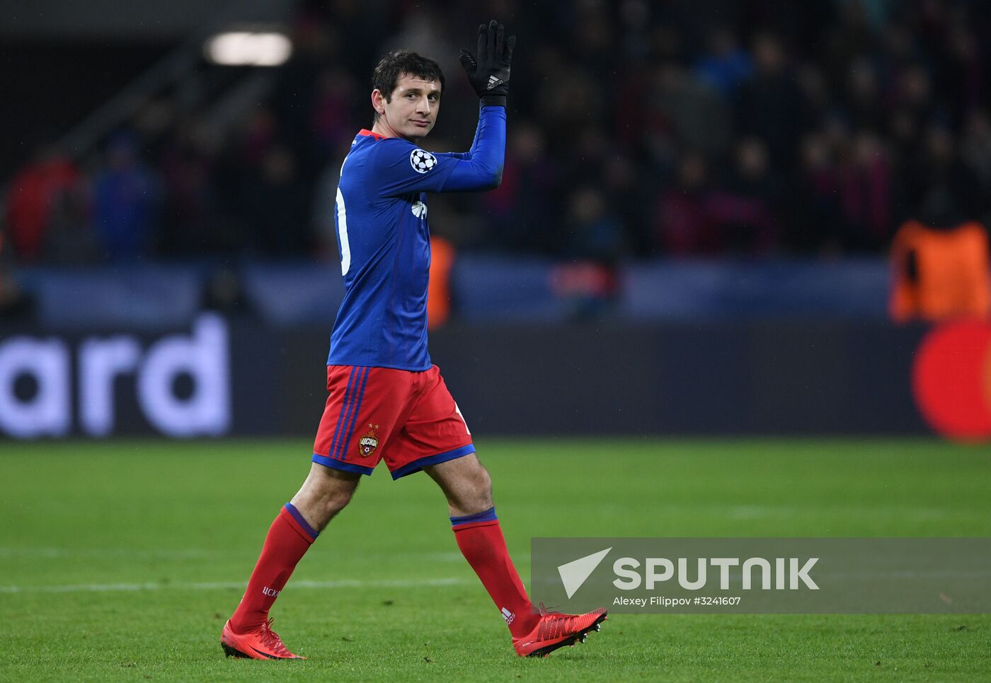 Football. UEFA Champions League. CSKA vs. Benfica
