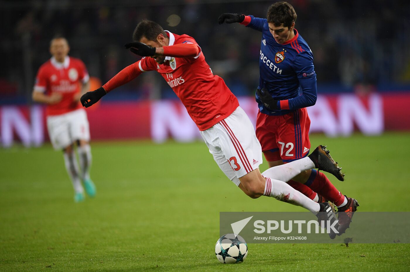 Football. UEFA Champions League. CSKA vs. Benfica