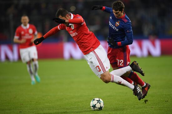 Football. UEFA Champions League. CSKA vs. Benfica
