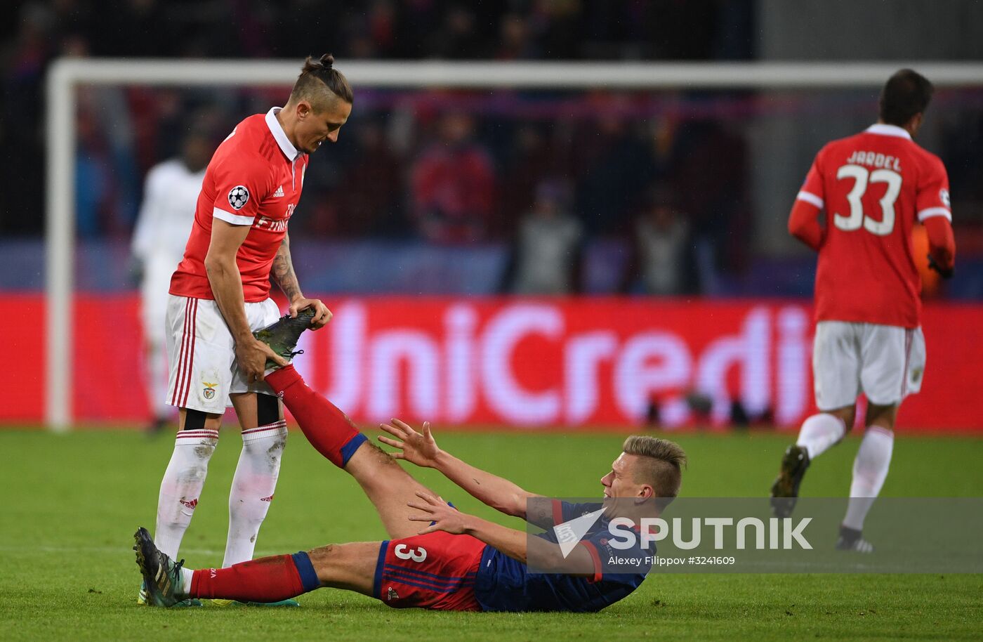 Football. UEFA Champions League. CSKA vs. Benfica