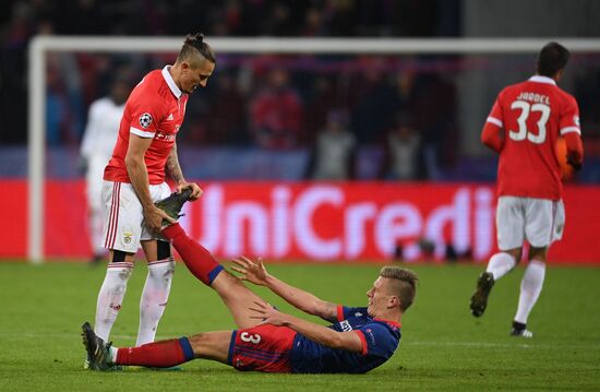 Football. UEFA Champions League. CSKA vs. Benfica