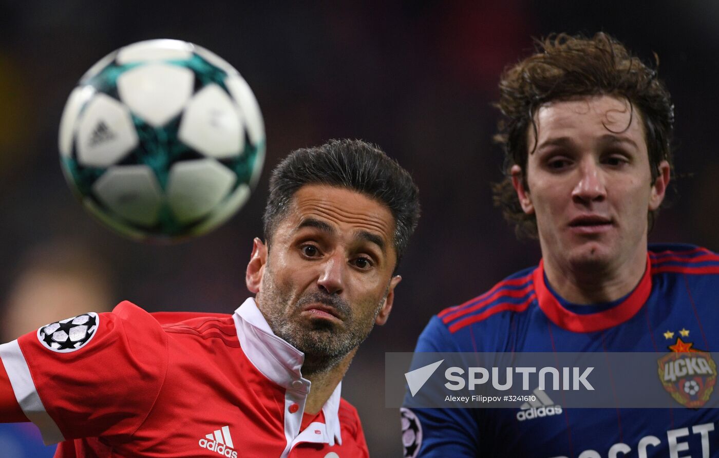 Football. UEFA Champions League. CSKA vs. Benfica