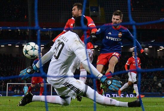 Football. UEFA Champions League. CSKA vs. Benfica