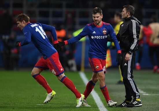 Football. UEFA Champions League. CSKA vs. Benfica