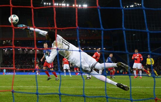 Football. UEFA Champions League. CSKA vs. Benfica
