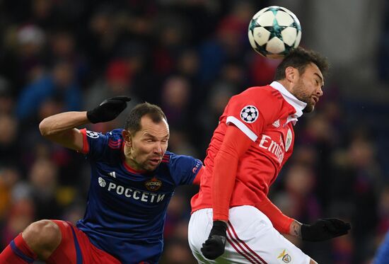 Football. UEFA Champions League. CSKA vs. Benfica