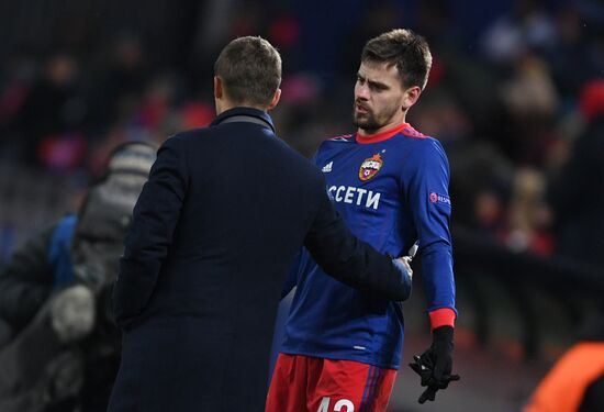 Football. UEFA Champions League. CSKA vs. Benfica