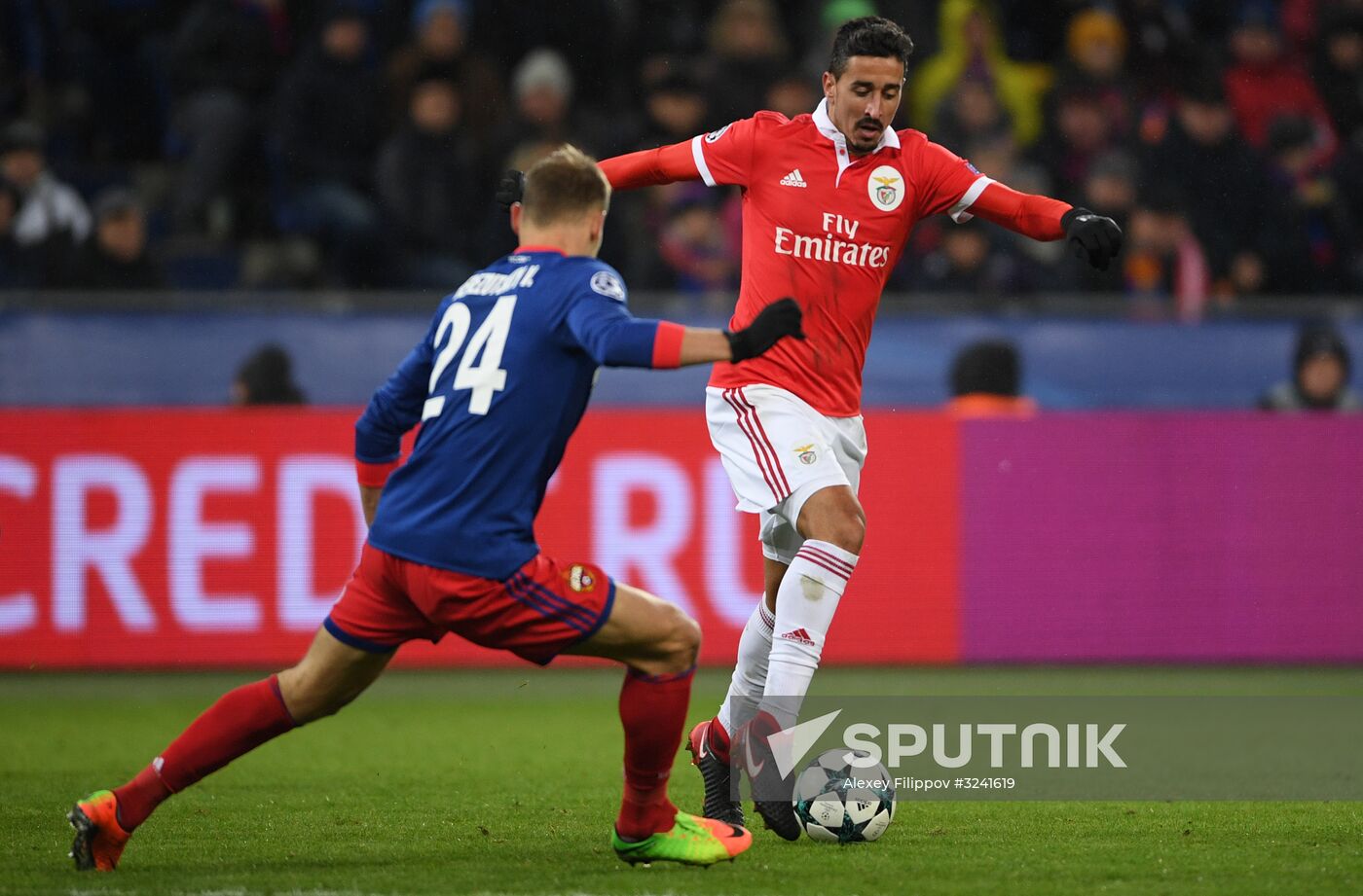 Football. UEFA Champions League. CSKA vs. Benfica
