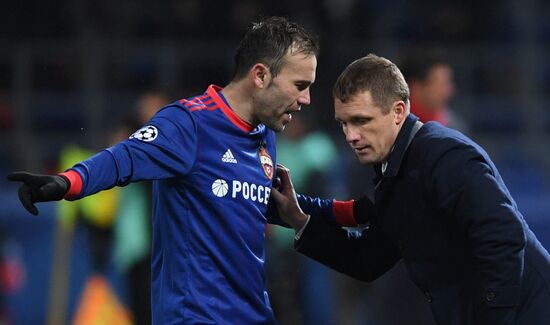 Football. UEFA Champions League. CSKA vs. Benfica