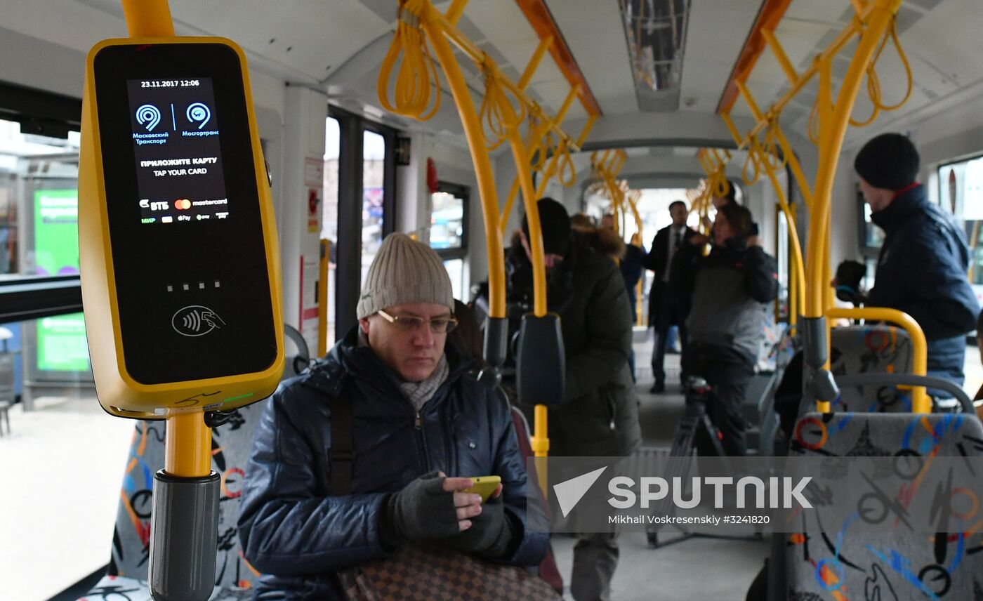 Contactless payment options for surface transport