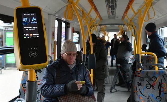 Contactless payment options for surface transport