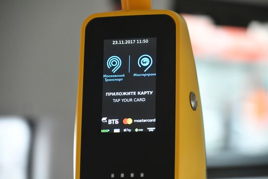 Contactless payment options for surface transport