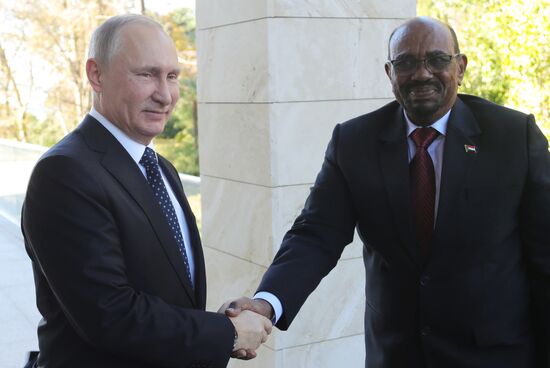 President Putin meets with President al-Bashir of Sudan