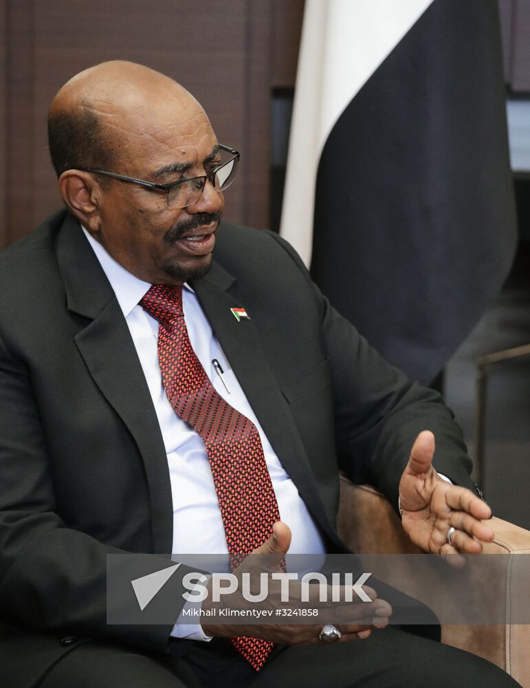 President Putin meets with President al-Bashir of Sudan