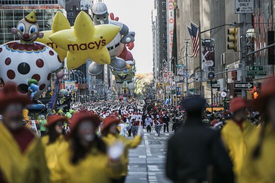 Macy's Thanksgiving Day Parade in NYC