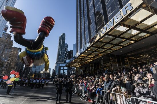 Macy's Thanksgiving Day Parade in NYC