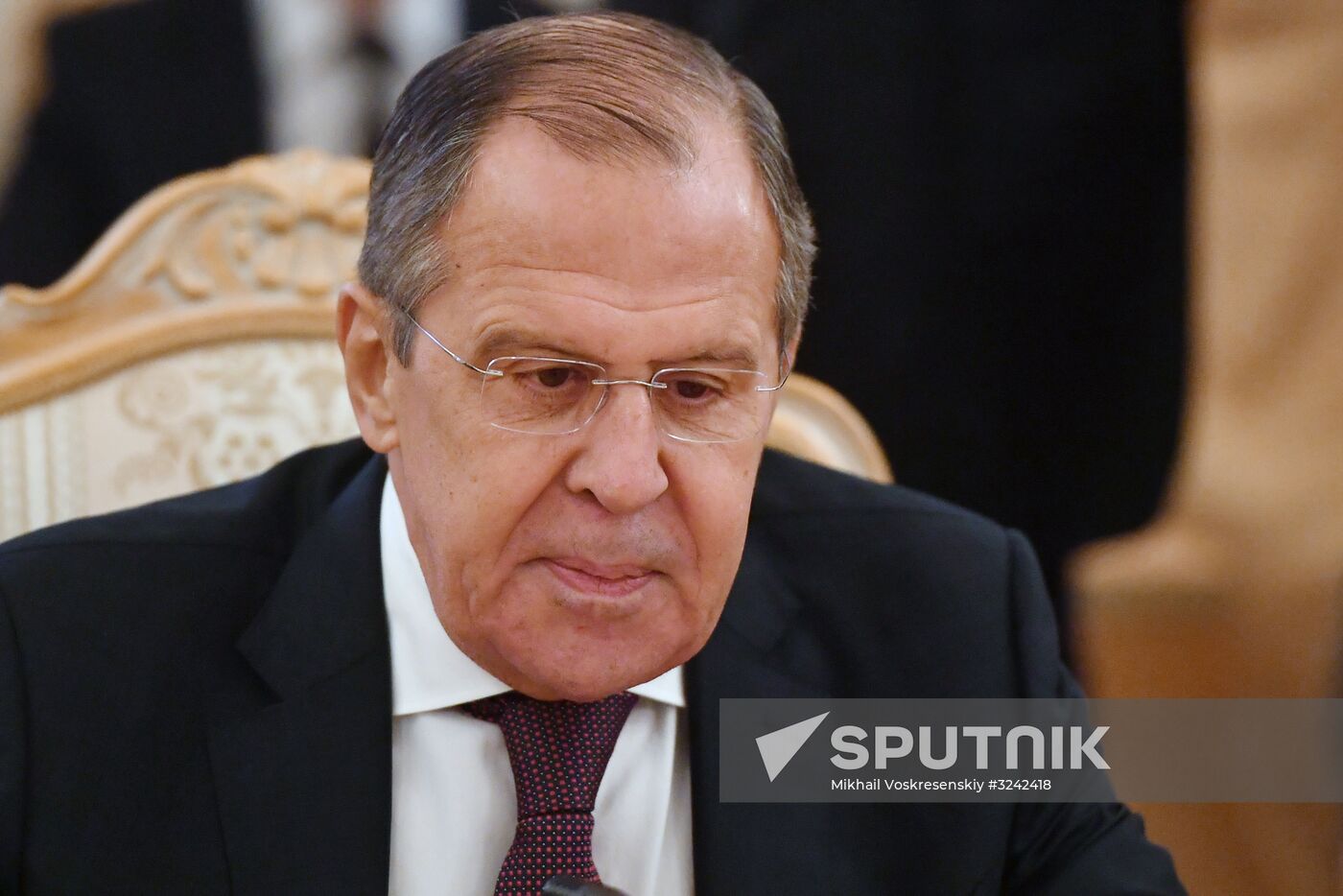 Foreign Minister Sergei Lavrov meets with Japanese counterpart, Taro Kono