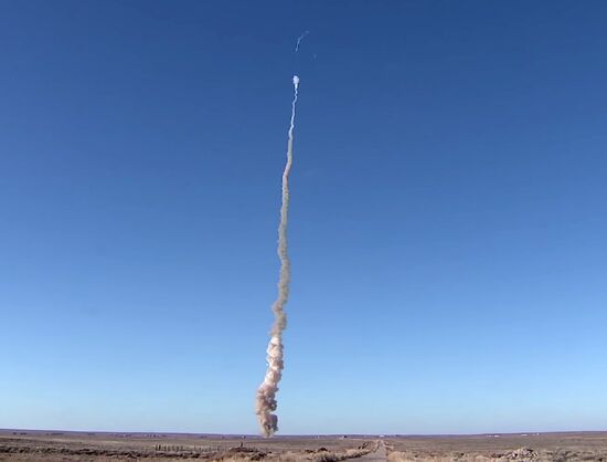 Intermissile launch from Sary Shagan testing ground